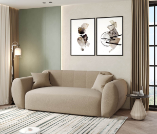 Диван прямой нераскладной Китти,велюр