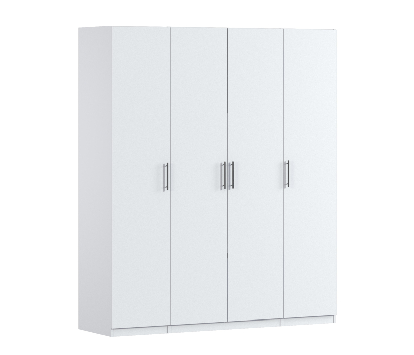 Для одежды, Шкаф четырехдверный Макс 2000 мм, вариант №1 (ЛДСП)