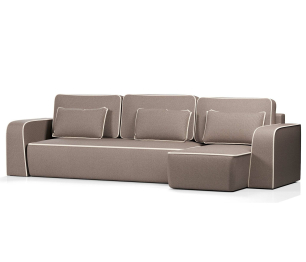 Диван-кровать угловой Линда еврокнижка,велюр