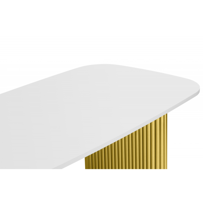 Обеденные столы, Деревянный стол Бавария 180*90 (золотые ноги)