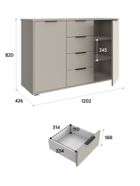 Комод Оптима ОП-17