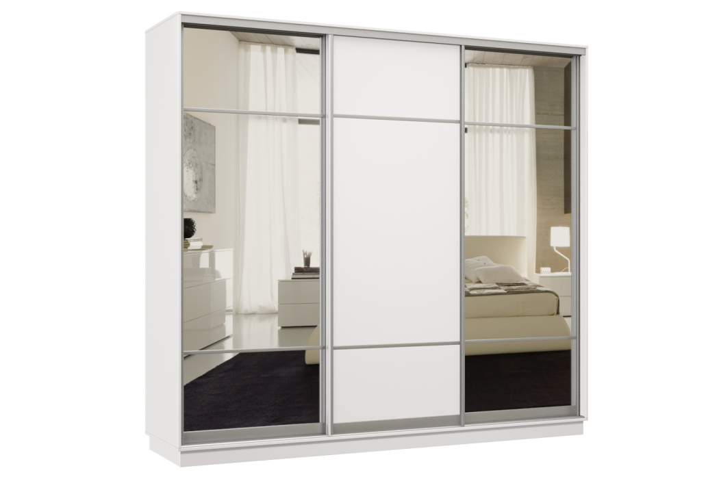 Шкафы-купе, Шкаф-купе Премьер Лайт 59 (11;08;11) трехдверный