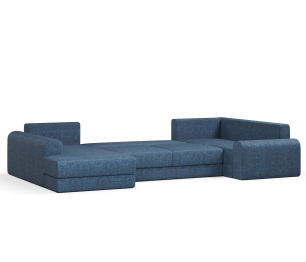 Угловой диван Модерно П-образный, рогожка