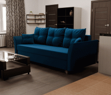 Диваны еврокнижки, Прямой диван Пандора,еврокнижка,велюр