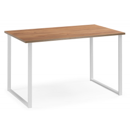 Деревянный стол Лиман 140 x 80 (белые ноги)