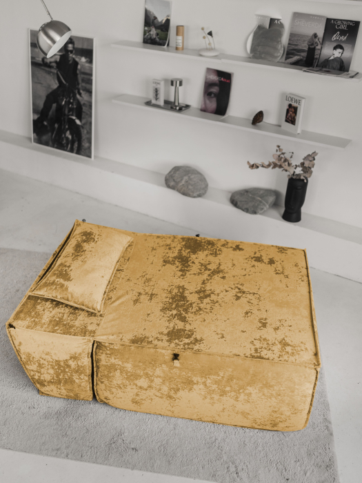 Кресло для отдыха, Бескаркасное кресло Клайд,плюше