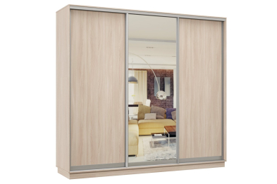 Шкаф-купе Премьер Лайт 54 (02;01;02) трехдверный