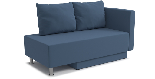 Кушетка Леон Lux, универсальный,  велюр