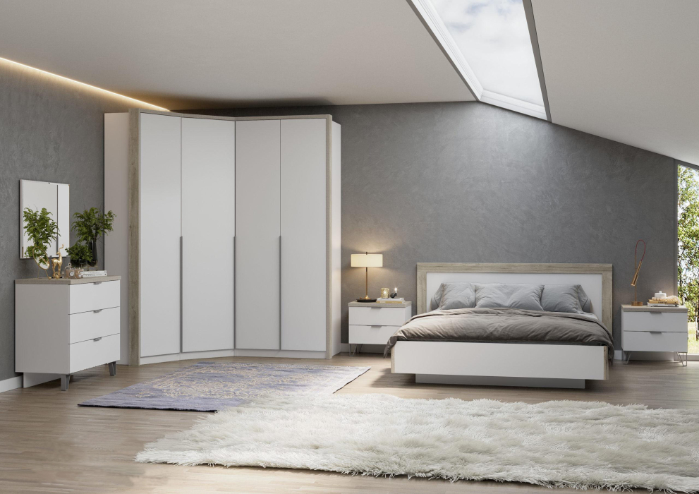 Анима, дуб серый, белый