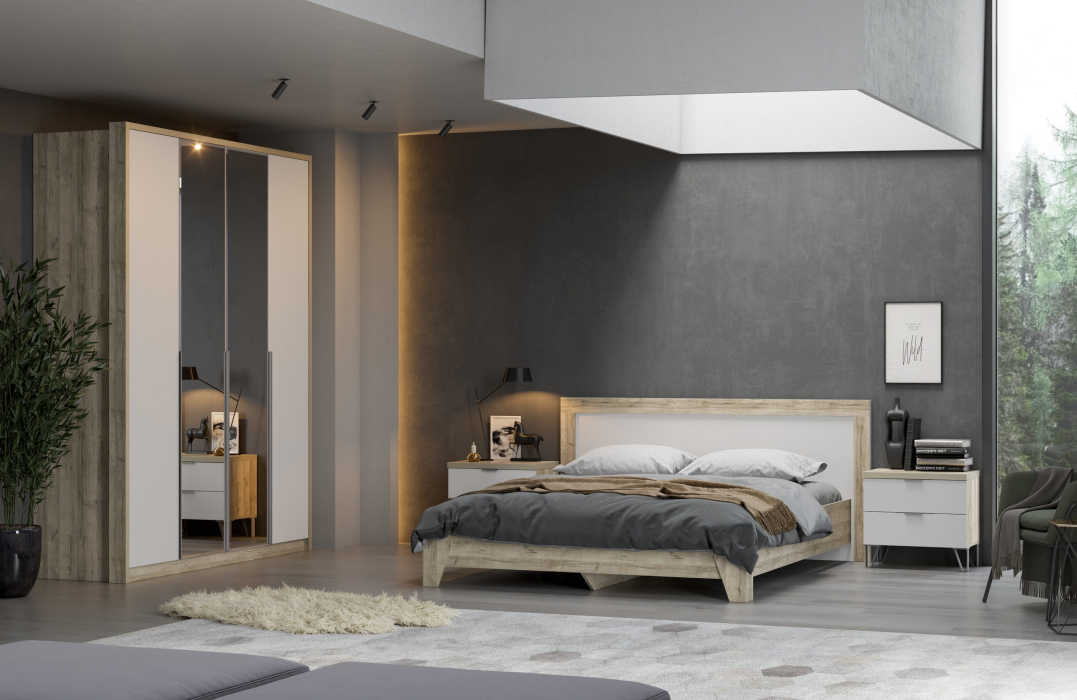 Анима, дуб серый, белый